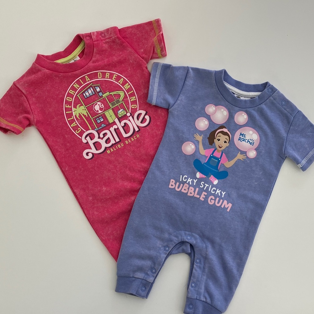 Ms Rachel & Barbie Rompers